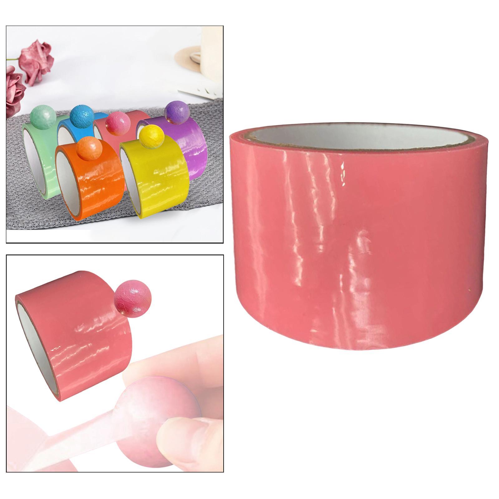 Creative Sticky Ball Rolling Tape DIY Making Ball Colored Tapes Party Game
