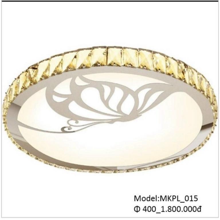 MKPL_13 Đèn mâm áp trần phale chuẩn K9 tô điểm phòng khách, đèn tô điểm trần hiện đại DT
