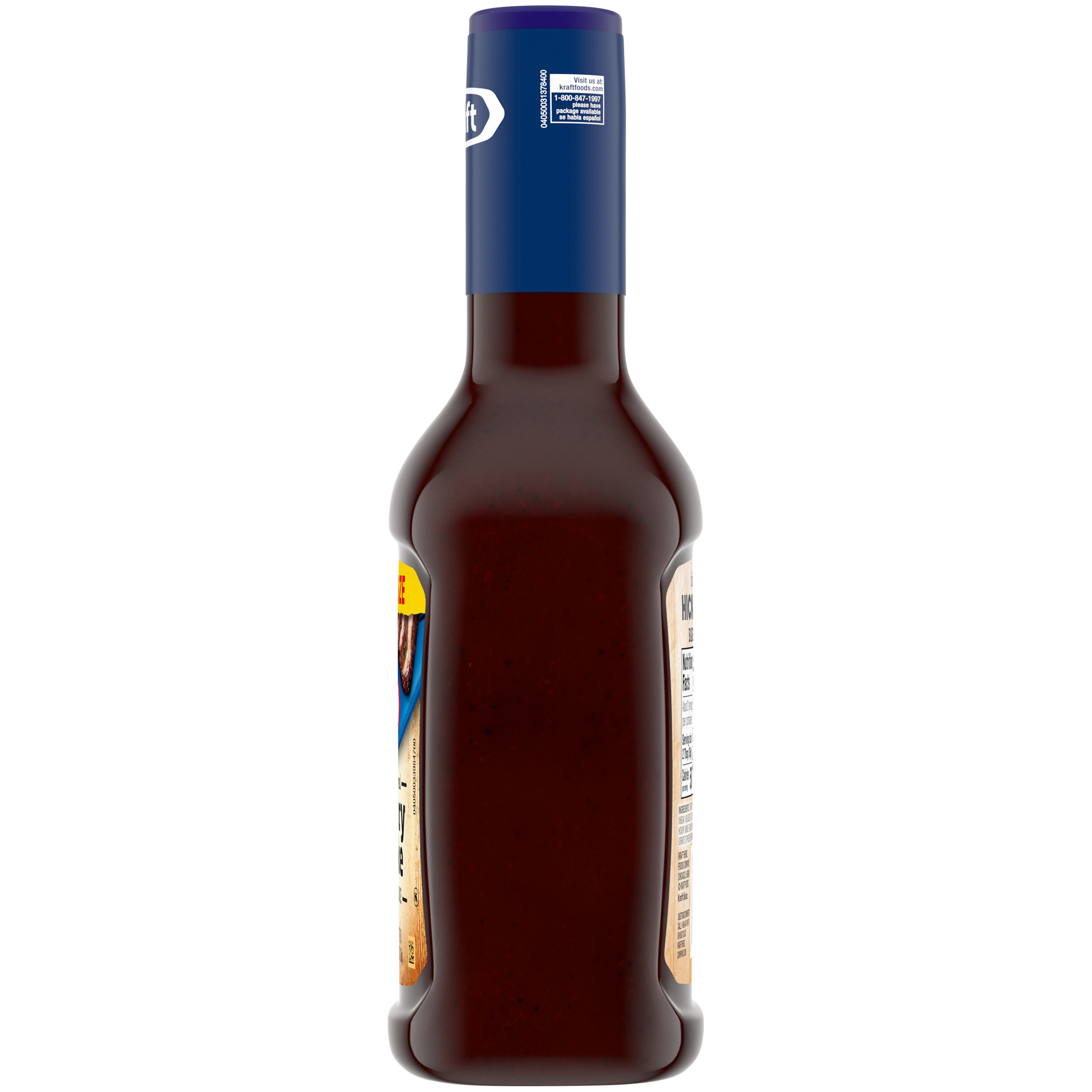 Xốt Thịt Nướng BBQ Vị Khói hiệu Kraft Hickory Smoke Barbecue Sauce - Chai 496g