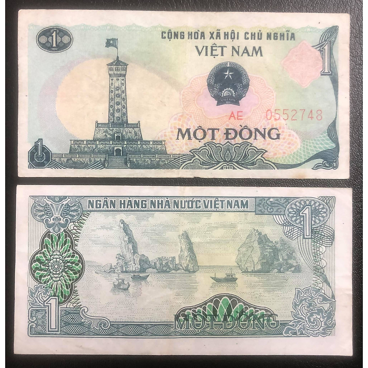 Tiền Viêt Nam 1 đồng cột cờ Hà Nội sưu tầm - Chất lượng như hình, Tiền xưa thật 100%
