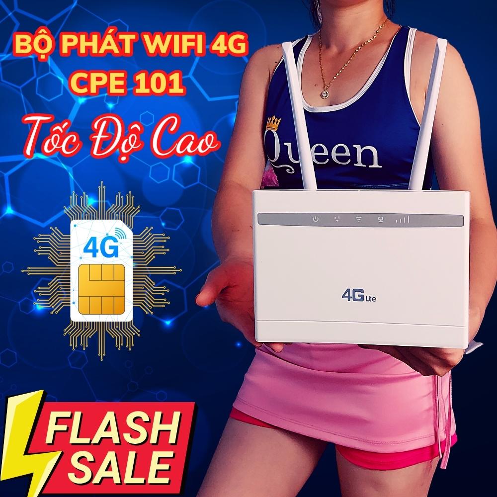 Bộ Phát Wifi 4G ZTE CPE 101 Tốc Độ 300Mps Chuẩn N300 kết nối 32 Máy Mà Mạng Vô Cùng Khỏe