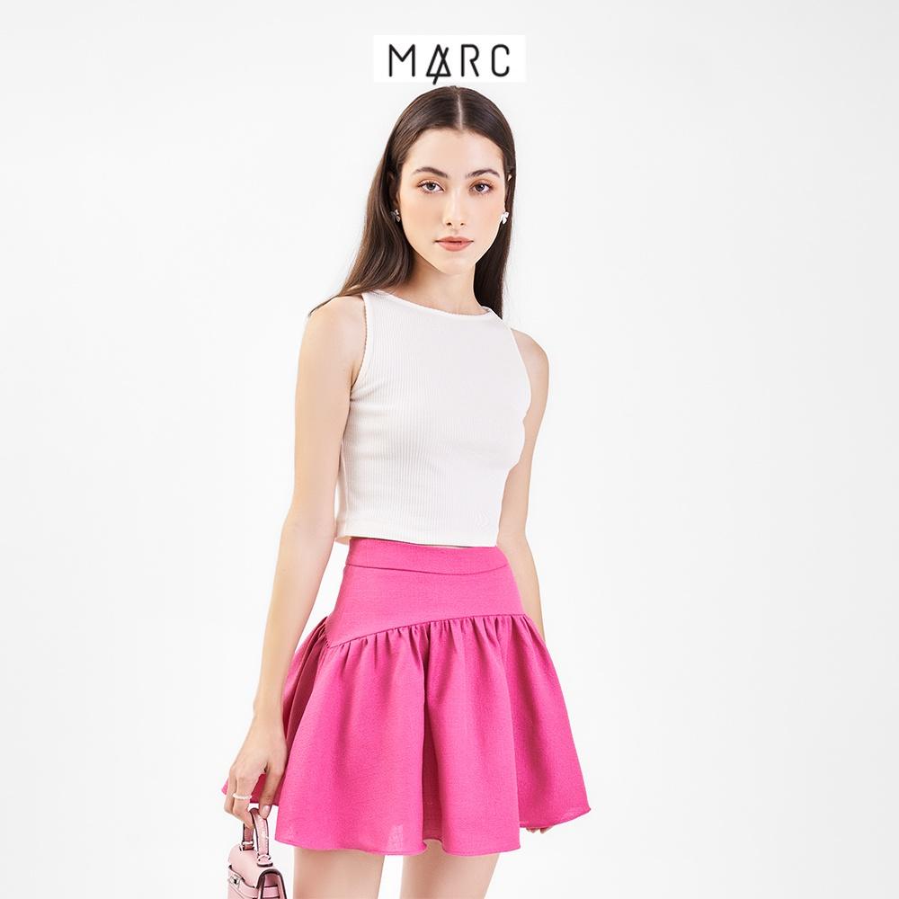 Áo thun croptop nữ MARC FASHION 3 lỗ cổ thuyền FALH061722