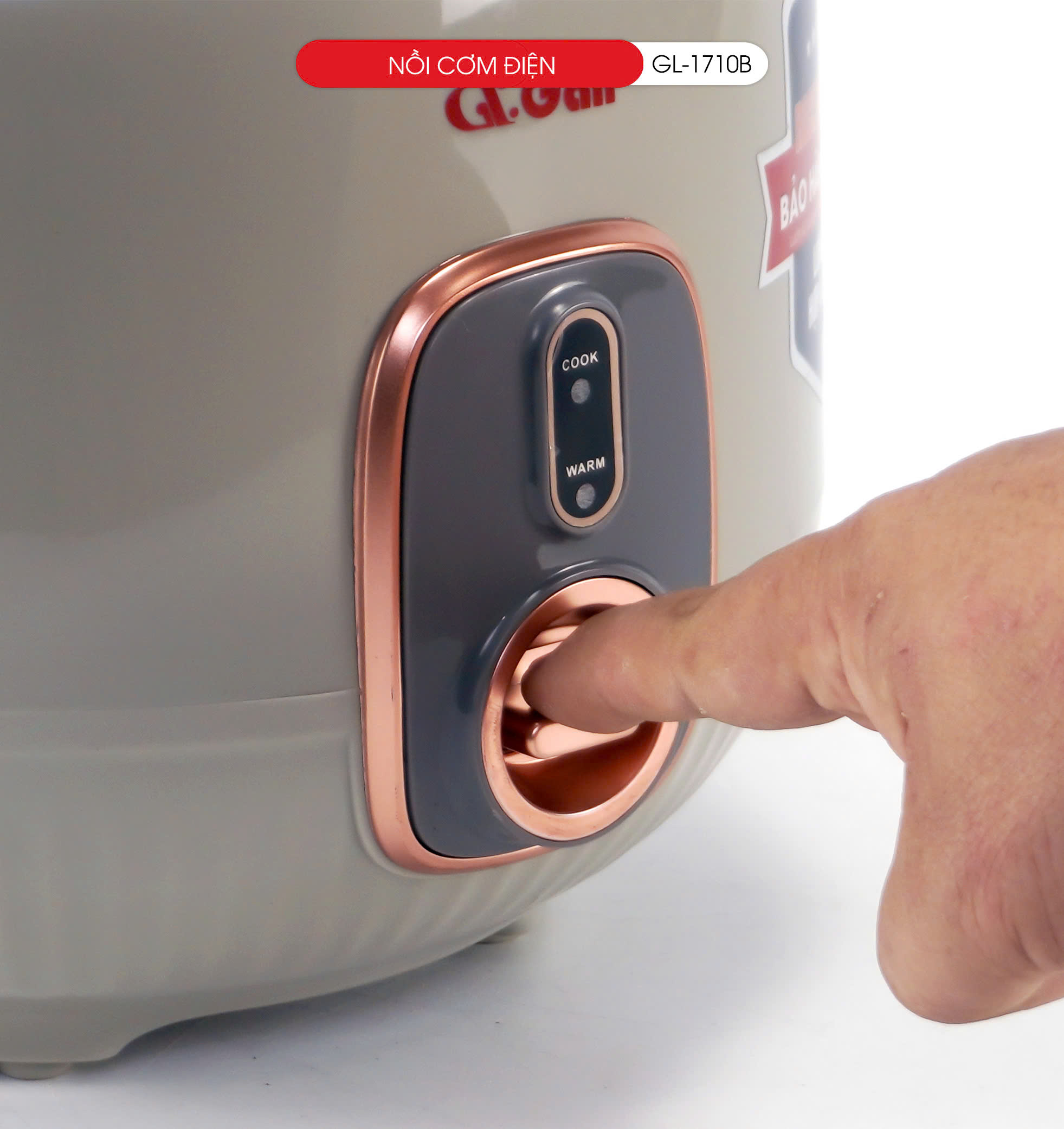 Nồi cơm điện Gali GL-1710B 1 lít. Hàng chính hãng, bảo hành 24 tháng.