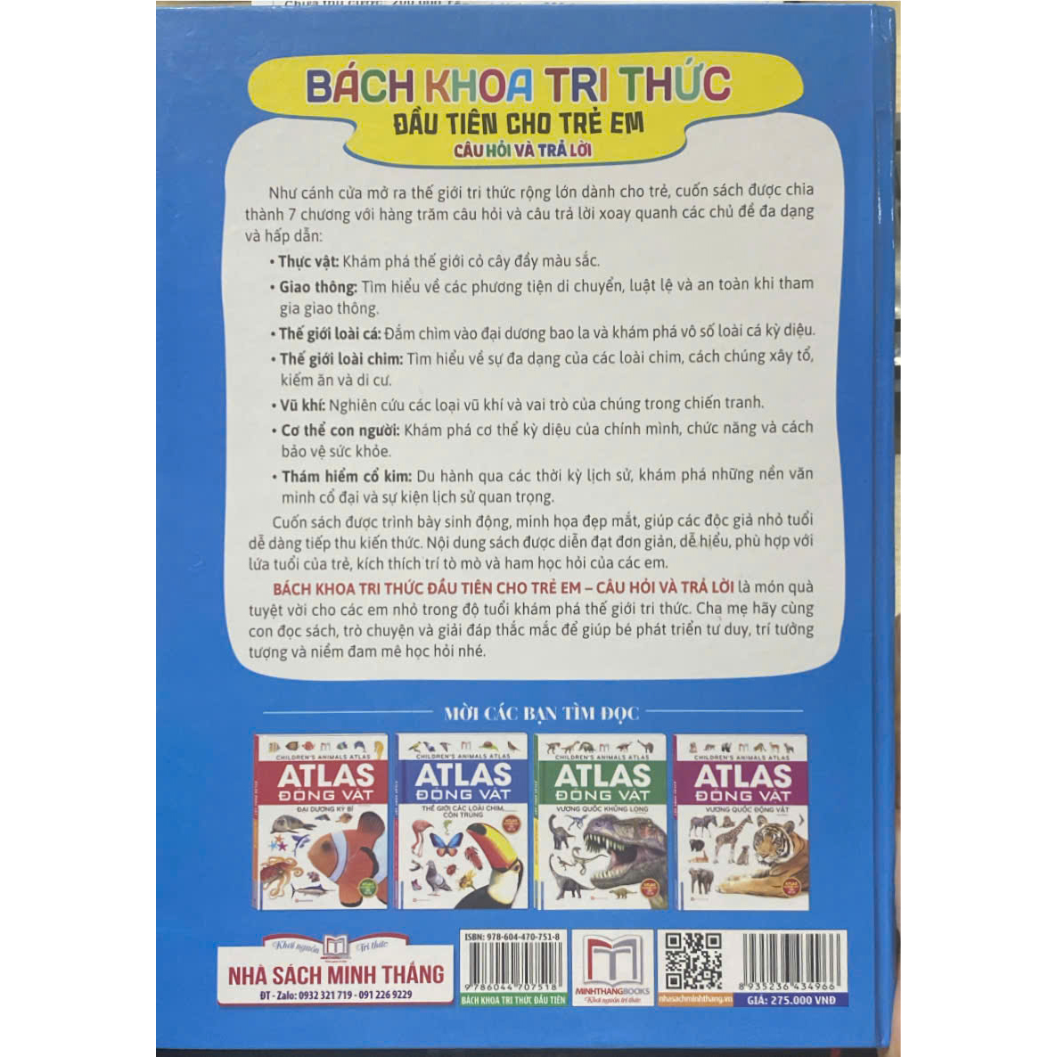 Sách Bách Khoa Tri Thức Đầu Tiên Cho Trẻ Em - Câu Hỏi Và Trả Lời (Bìa cứng)
