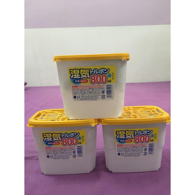 Set 03 Hộp hút ẩm, khử mùi, chống mốc Kokubo ( 600ml-800ml ) - Hàng nội địa Nhật Bản.