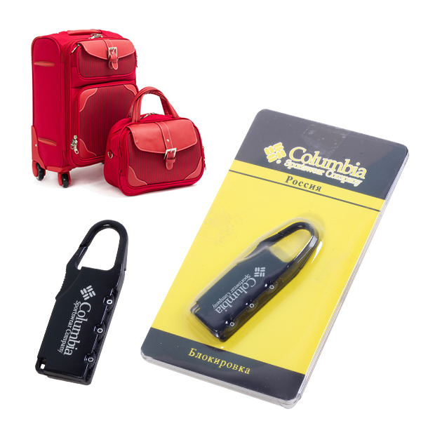 Ổ Khóa Mật Khẩu 3 Số Mini Du Lịch Columbia