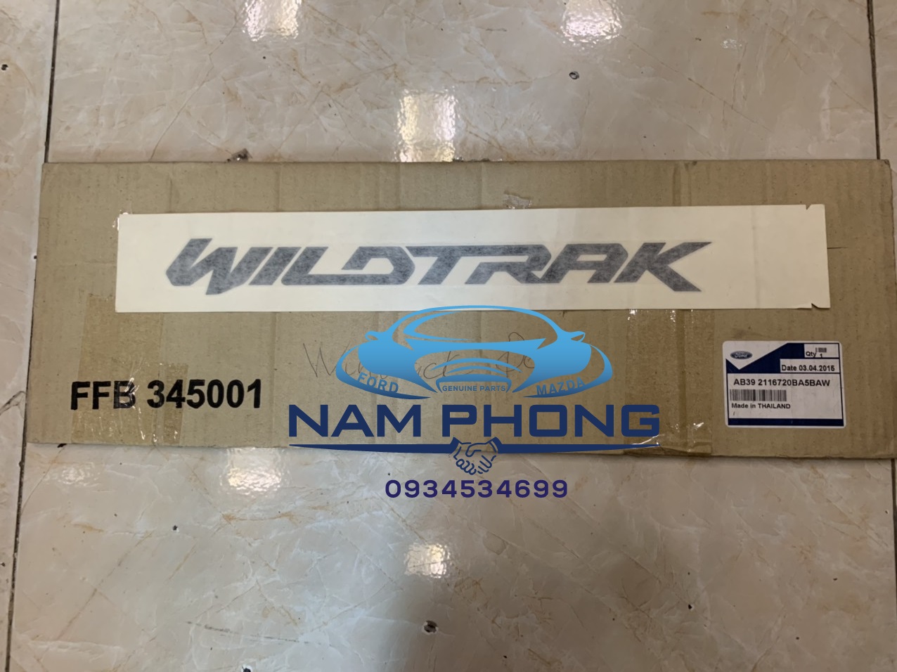 Chữ Wiltrack đen dành cho ranger 2012-2020 - AB392116720BA5BAW