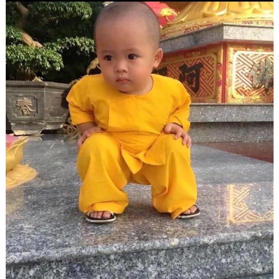 Đồ Lam Đi Chùa Vạt Hò Cho Bé Vải Thoáng Mát