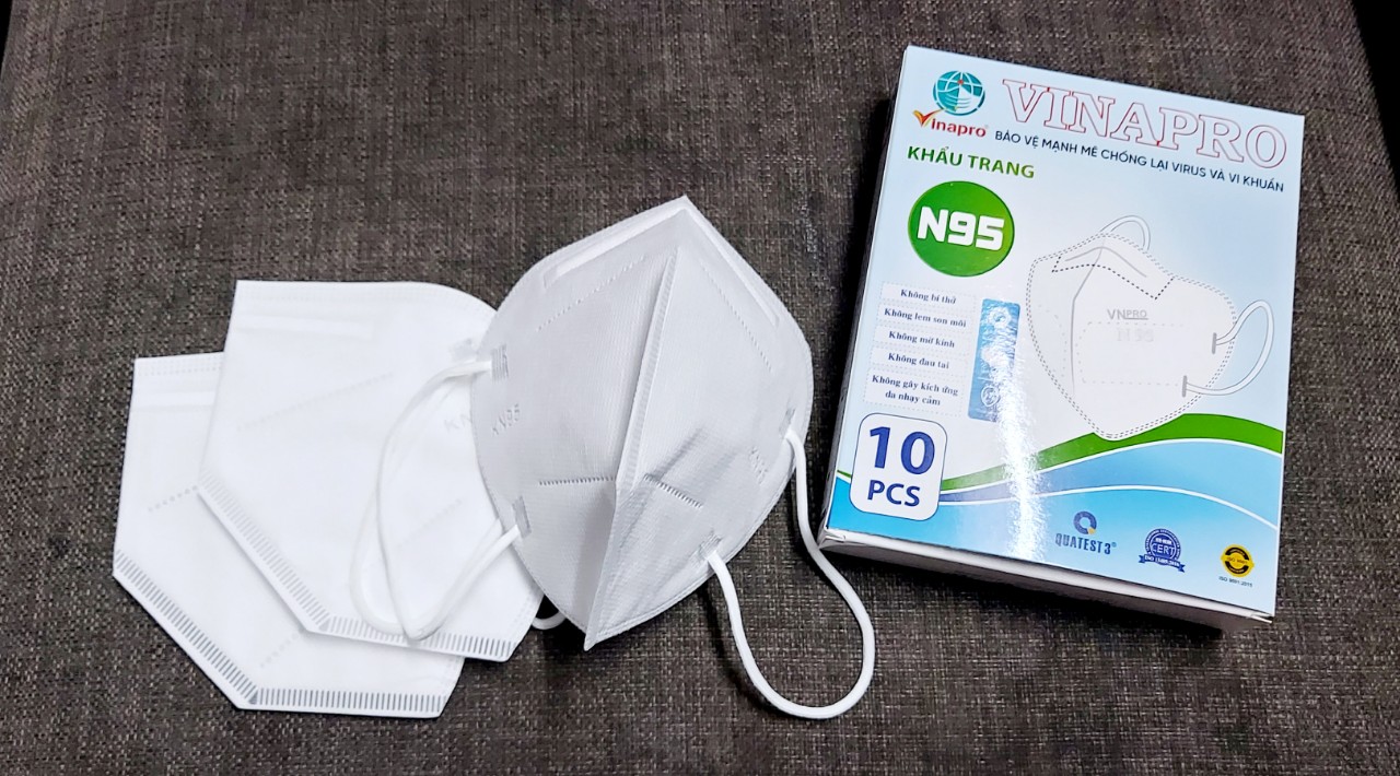 Khẩu trang 95 5 lớp kháng khuẩn Vinapro