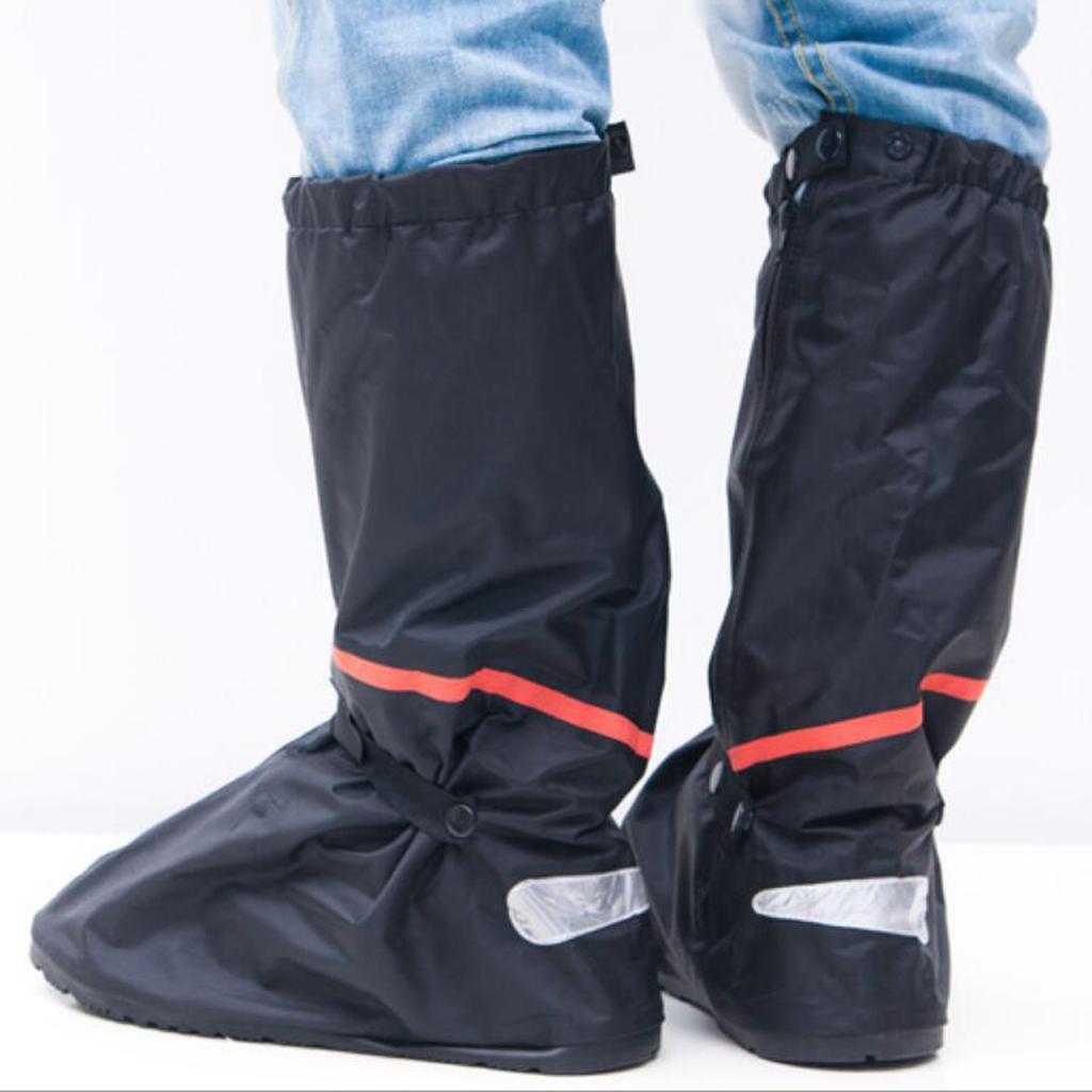 Cycling Shoe Cover Rain Boots Waterproof Protector Overshoes with Reflector