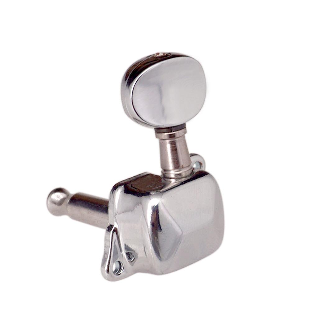 Sunnimix Bạc 3L3R Semiclosed Đàn Guitar Chỉnh Chốt Chỉnh Âm Cho Đàn Acoustic Guitar Điện Phần
