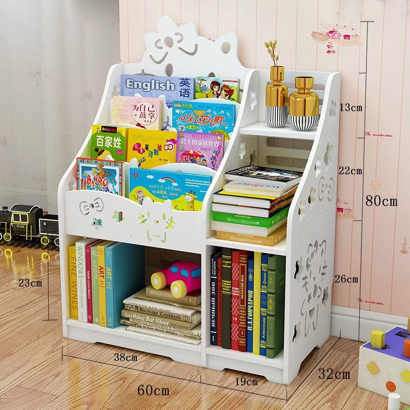 Kệ sách trẻ em họa tiết Hello Kitty thiết kế nhiều ngăn, tiện ích TXT-15