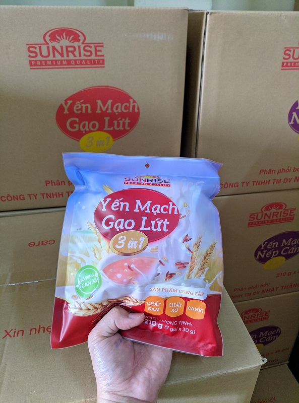 Ngũ cốc yến mạch gạo lứt gói 210g