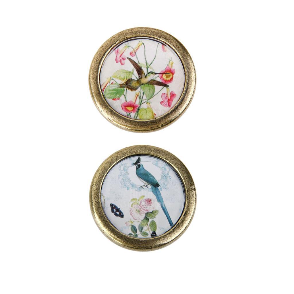 Pair of Retro Style Cabinet Door Drawer Handle Pull Knobs Furniture Hardware