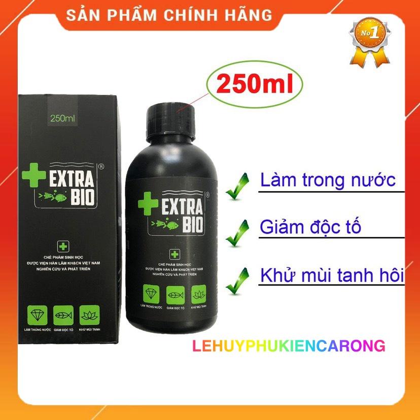 Vi sinh Extra Bio 250ml, vi sinh bể cá, hồ cá giúp làm trong nước, khử mùi tanh hôi, giảm độc tố, ngăn ngừa rêu hại