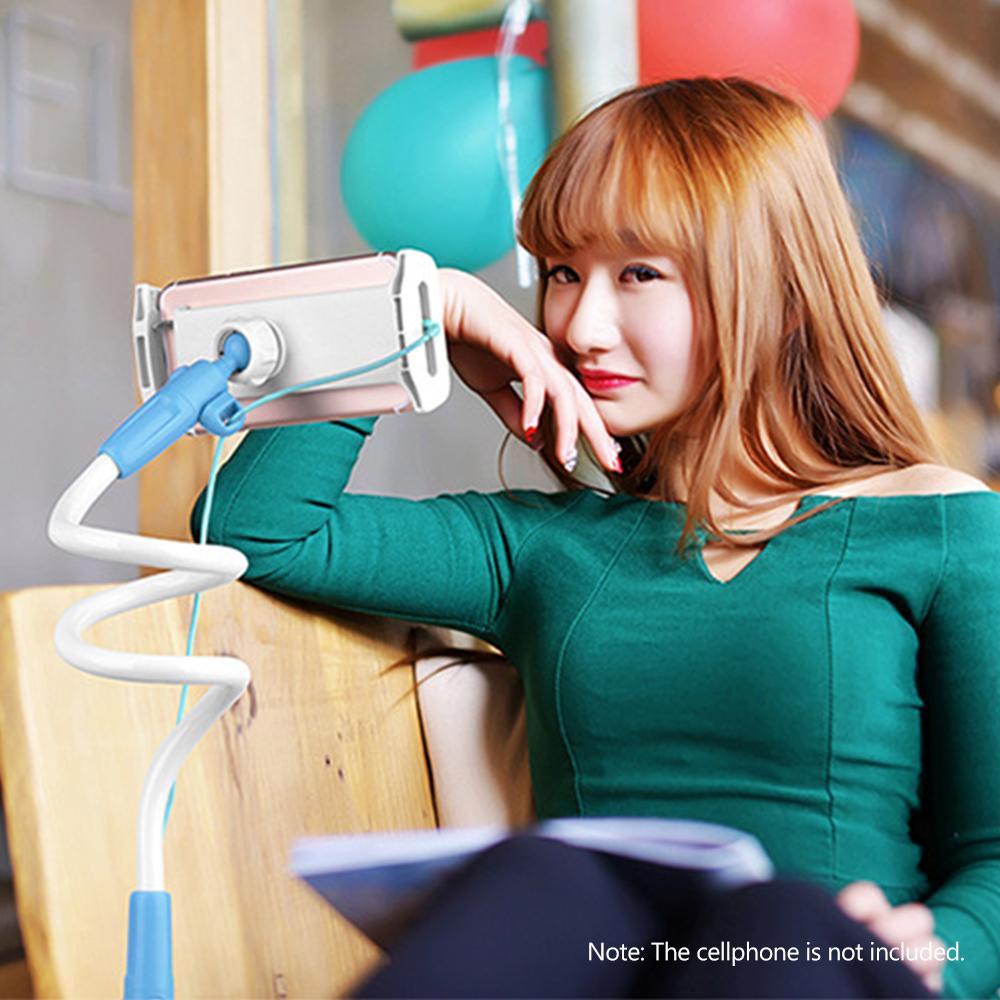 Giá đỡ điện thoại có kẹp cánh tay dài linh hoạt tương thích với điện thoại di động và máy tính bảng