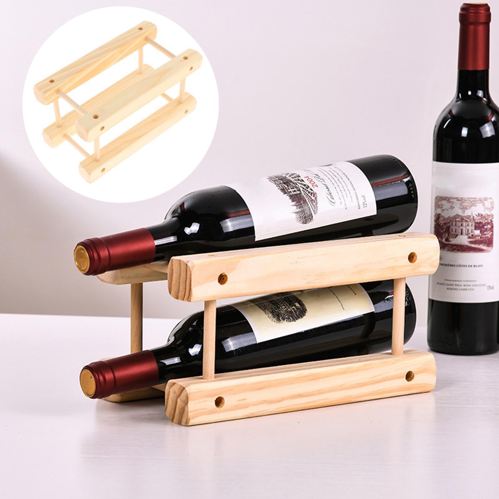 Wine Rack Wine Bottle Storage Decor Art Ornament for Bar