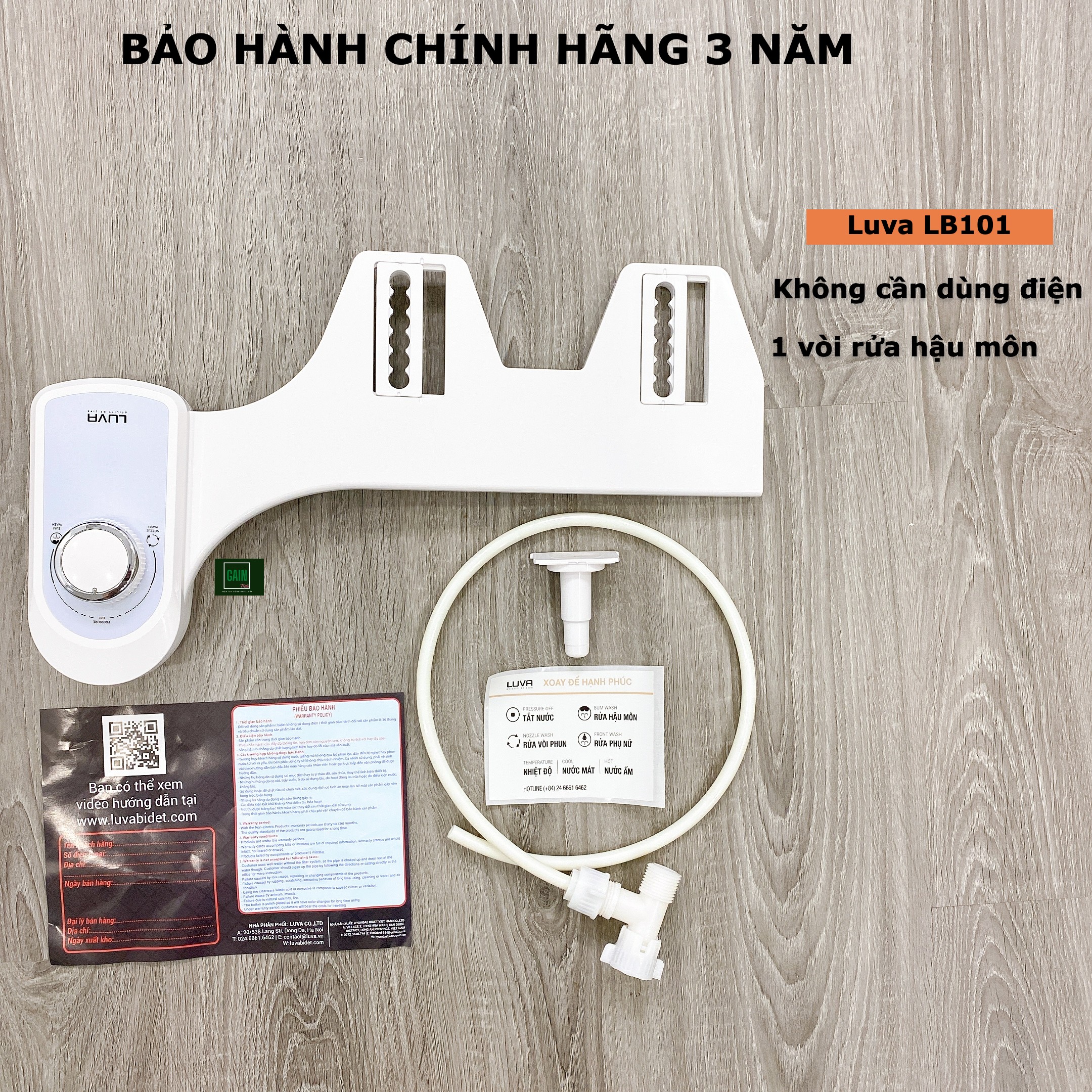 Vòi rửa vệ sinh thông minh Luva Bidet LB101