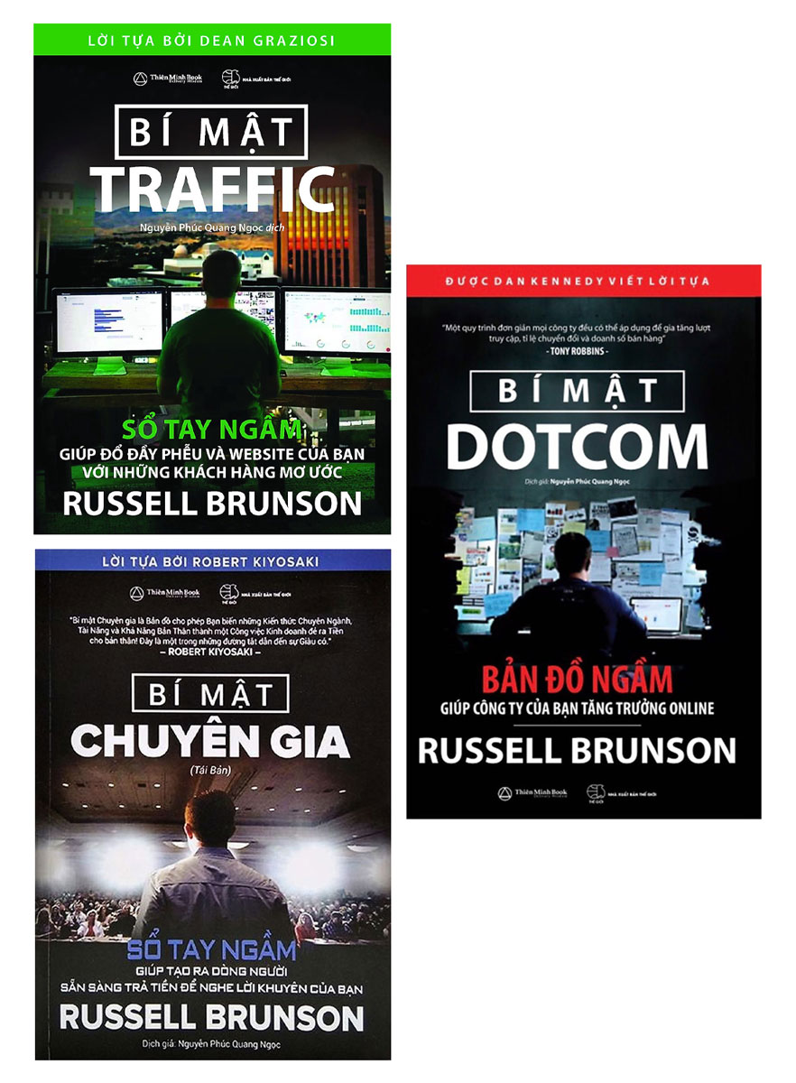 Combo Bí Mật Dotcom + Bí Mật Traffic + Bí Mật Chuyên Gia (3 Cuốn) _TM