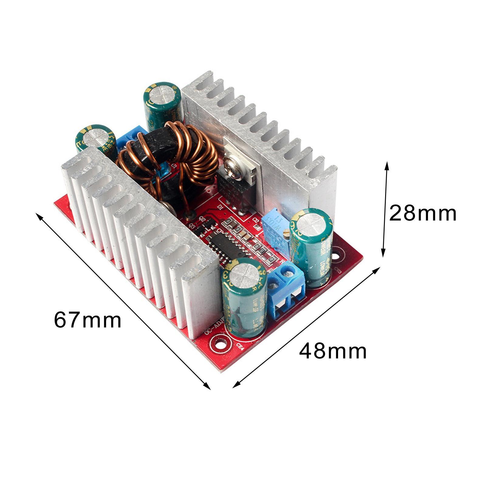 400W Dc-dc Converter Module Boost Power Supply 8.5-50V to DC 10-60V Accessories Step up Voltage Regulator