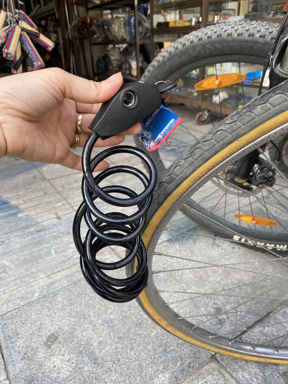 Khóa dây xe đạp ABUS 490/160- CHLB Đức
