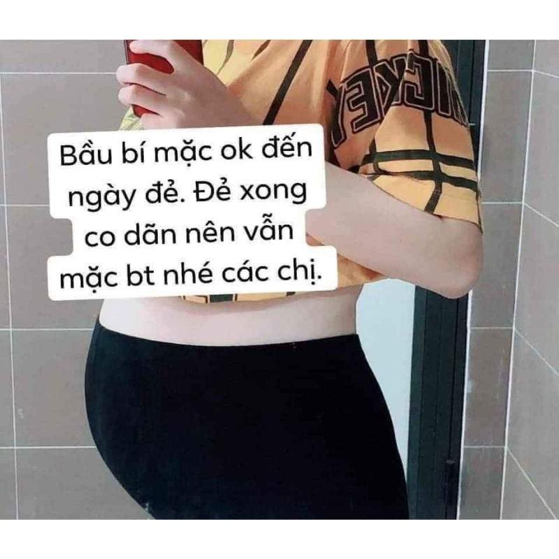 COMBO 2 QUẦN LỬNG LEGGING THÁI MÀU ĐEN CÙNG SIZE - 2 SIZE LỰA CHỌN