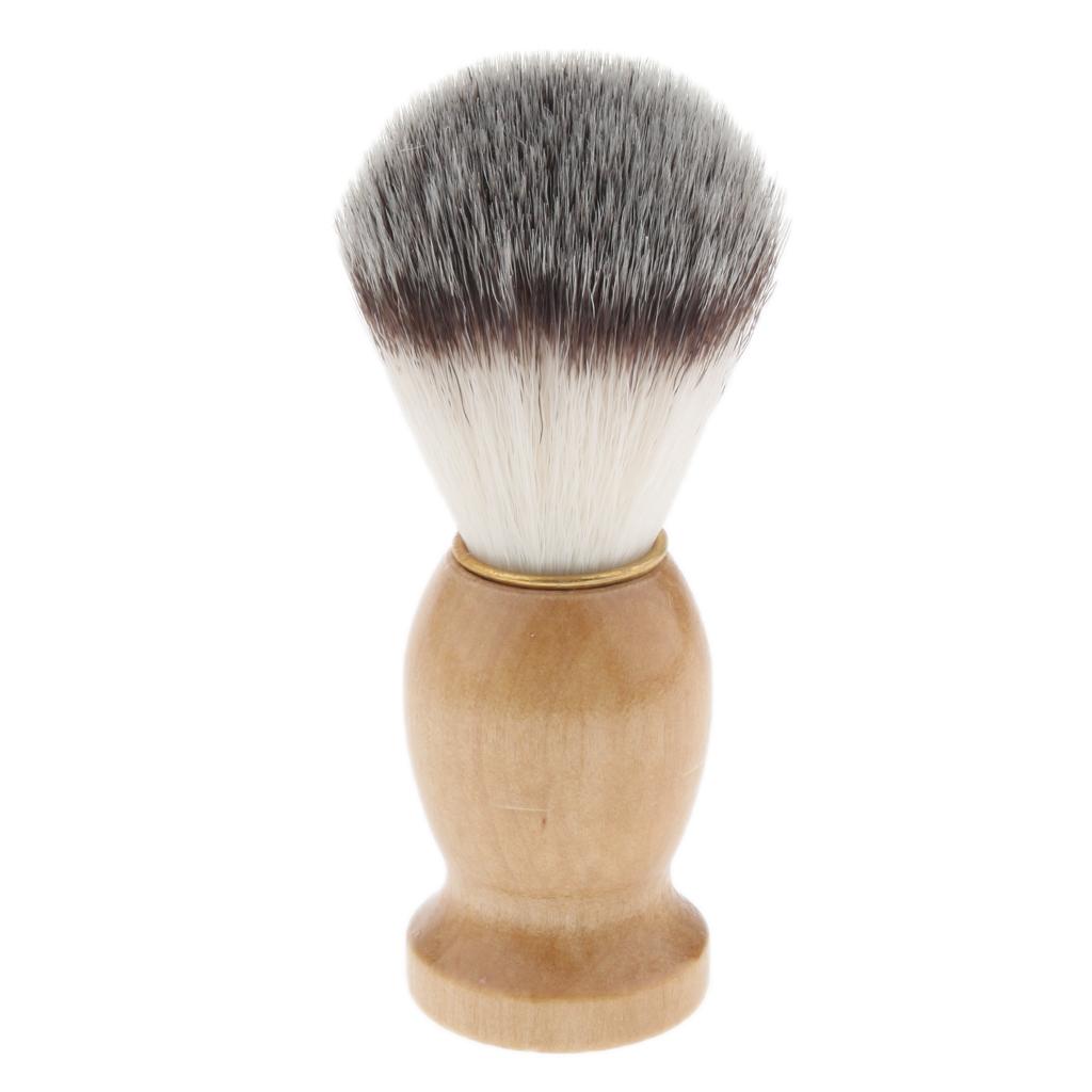 Professional Men's Grooming Shaving Set, Including Beard Brush + Stainless Stand Holder + Cream Soap Bowl Mugs Cup