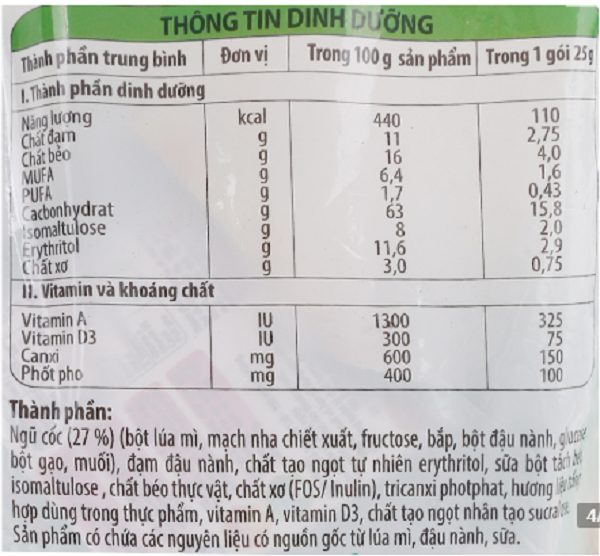 5 túi Ngũ cốc dinh dưỡng nguyên cám NutiFood Diabet Care bịch 400g - Dinh dưỡng cho người tiểu đường