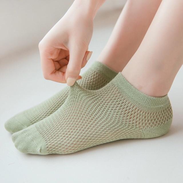 Sét 10 đôi tất Lưới nữ thông hơi siêu mát