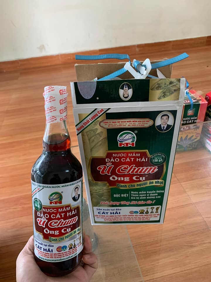 Nước mắm Ủ chum dành cho người ăn nhạt , dung tích 500ml/chai
