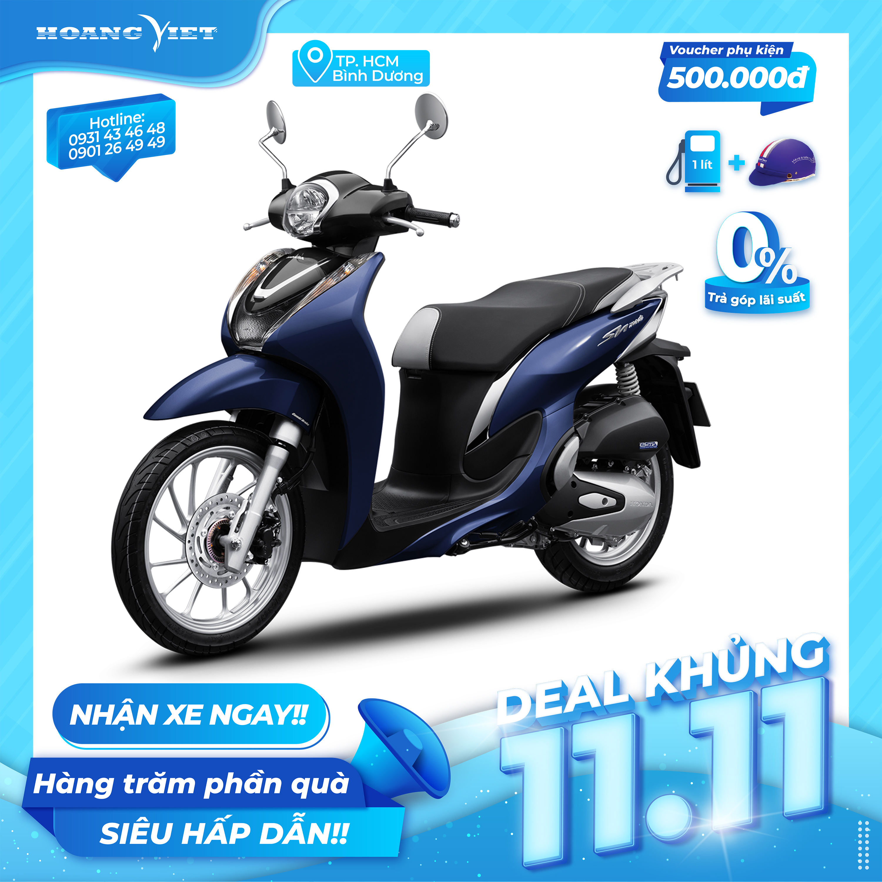 Xe Máy Honda SHMODE 2024 - Phiên Bản Cao Cấp