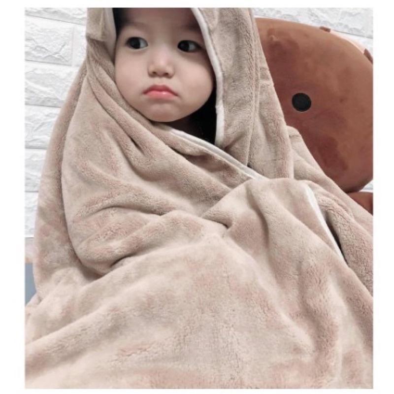 Khăn tắm gội đầu Hàn Quốc 1m4*70cm nặng 300g khăn tắm cho bé với chất khăn bông siêu mềm mịn thấm hút cực tốt