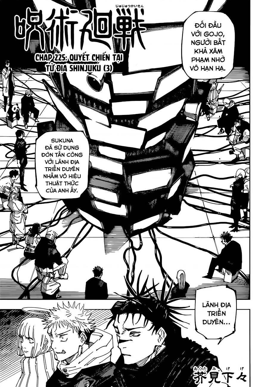 jujutsu kaisen - chú thuật hồi chiến chapter 225 2