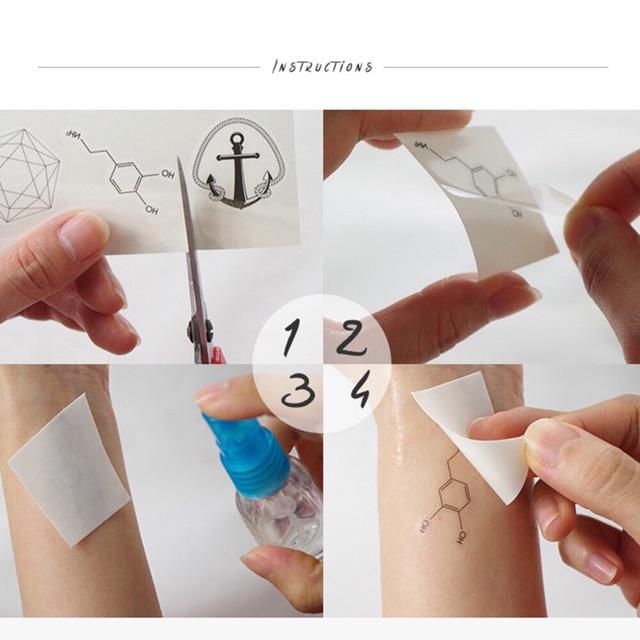 Set Nhiều Mẫu anime, xăm 3D Hình Xăm Dán, Hình Xăm henna mini Tattoo Cao Cấp hình xăm 3d