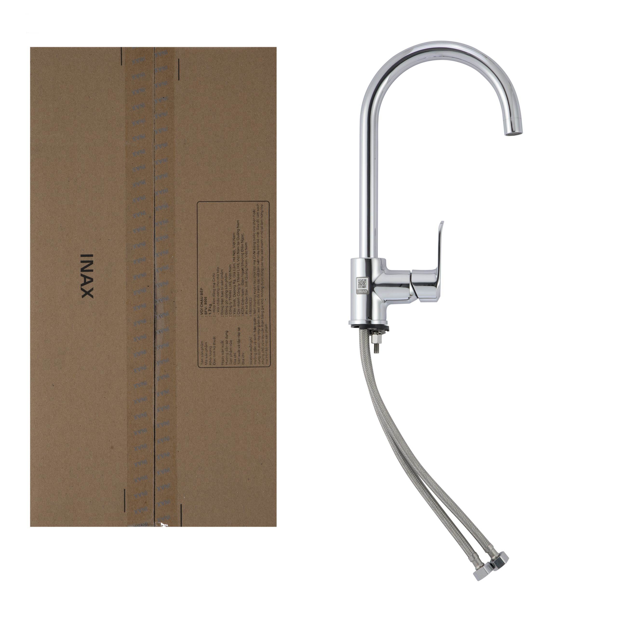 Vòi Nước Rửa Bát Inax SFV-800S Nóng Lạnh