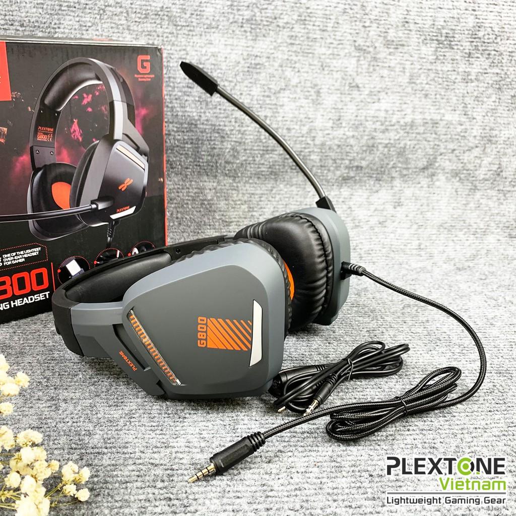 Tai nghe Gaming Chụp Tai Plextone G800 có Mic hỗ trợ chơi game PUBG COD- Hàng chính hãng