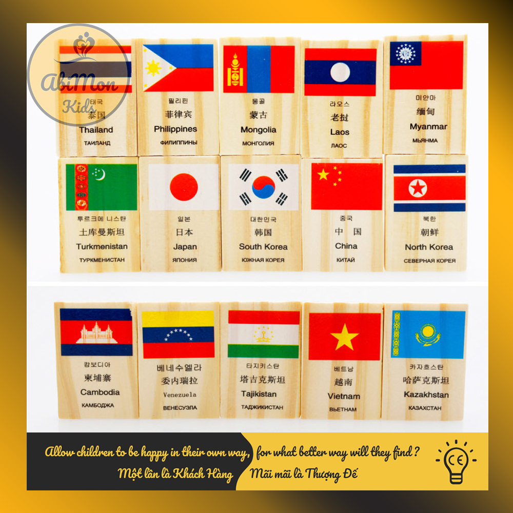 Domino Gỗ Số Đếm  || Montessori cao cấp || Đồ chơi Gỗ - Giáo dục - An toàn - Thông minh