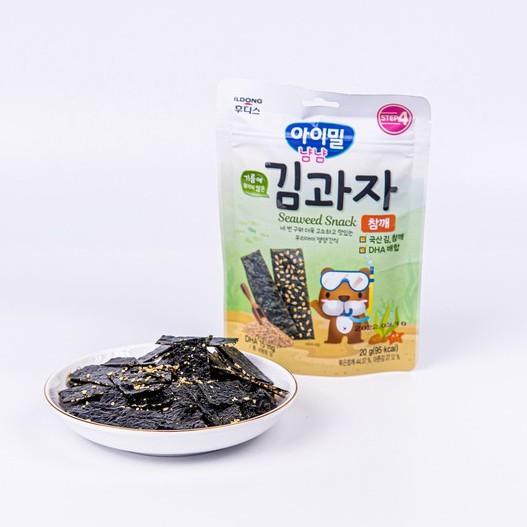 Snack rong biển ăn dặm Ildong Hàn Quốc Ayimeal Yumyum vị Vừng dành cho bé từ 7M+ (Date 8/2022)