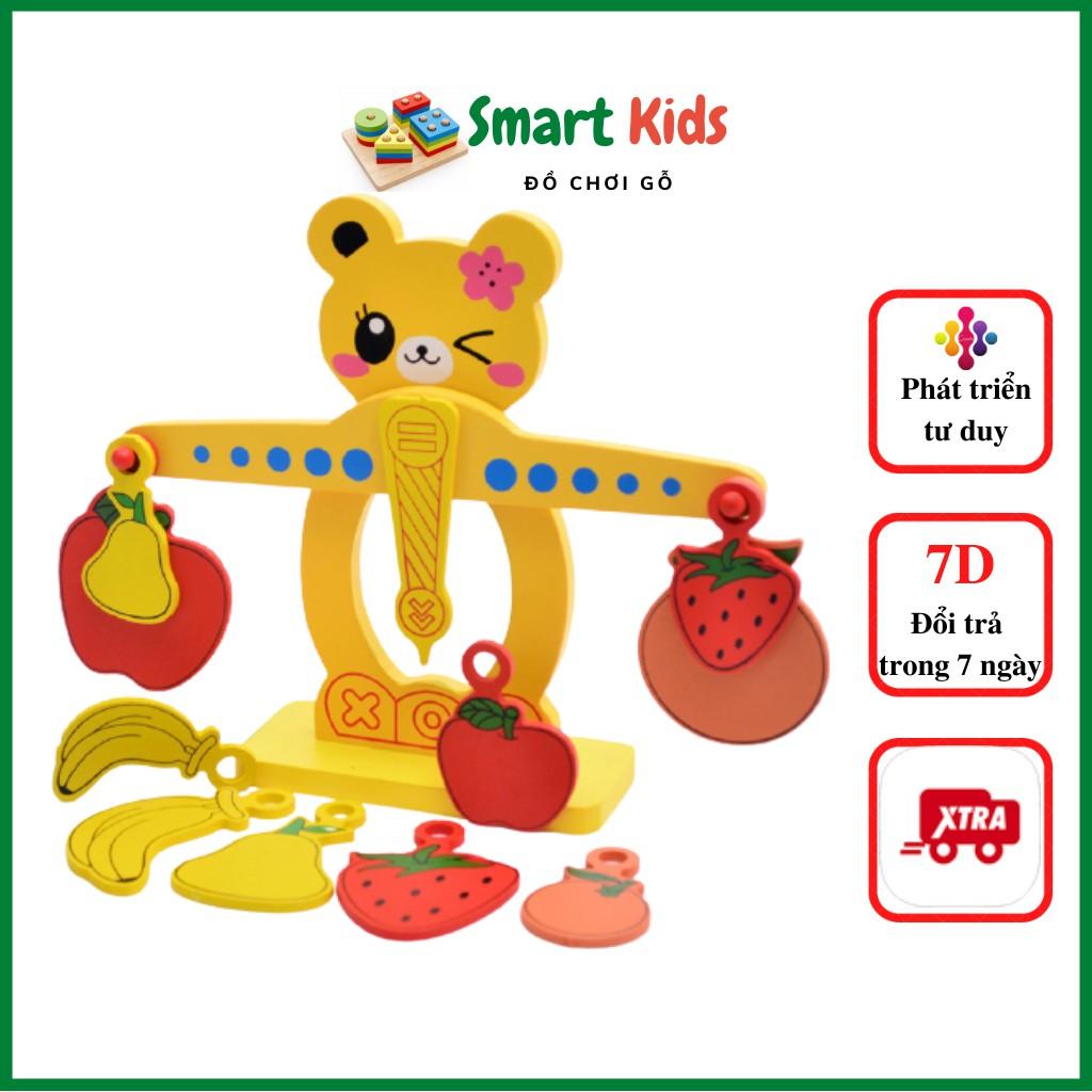 Đồ chơi montessori giáo dục mầm non, Cân thăng bằng phát triển tư duy cho bé Smart Kids