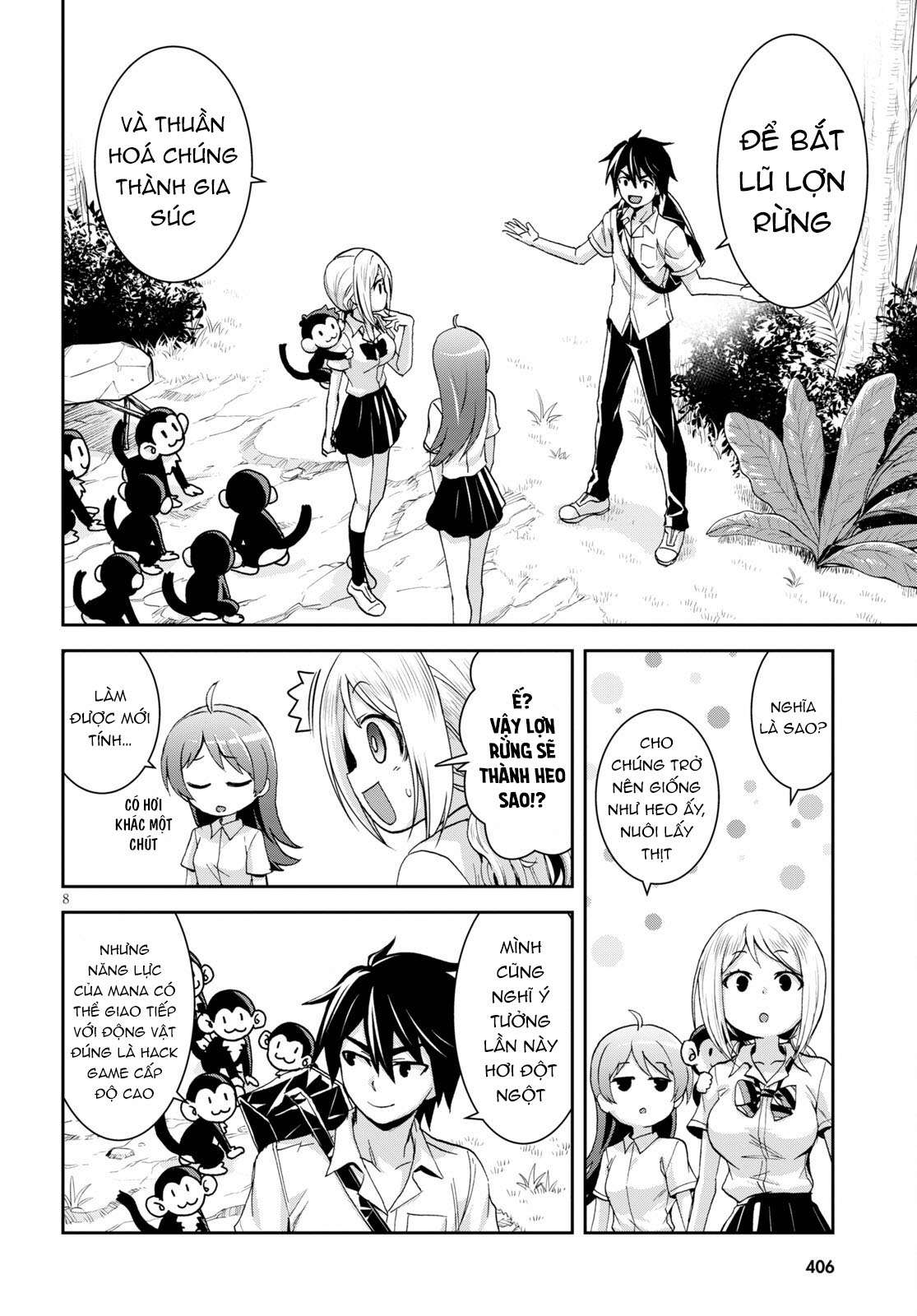 isekai yurutto survival seikatsu: gakkou no minna to isekai no mujintou ni tenishitakedo ore dake chapter 14 8