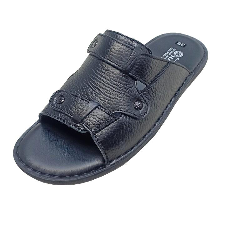 Dép Quai Ngang Nam HÀ NAM Da Bò Cao Cấp DN254