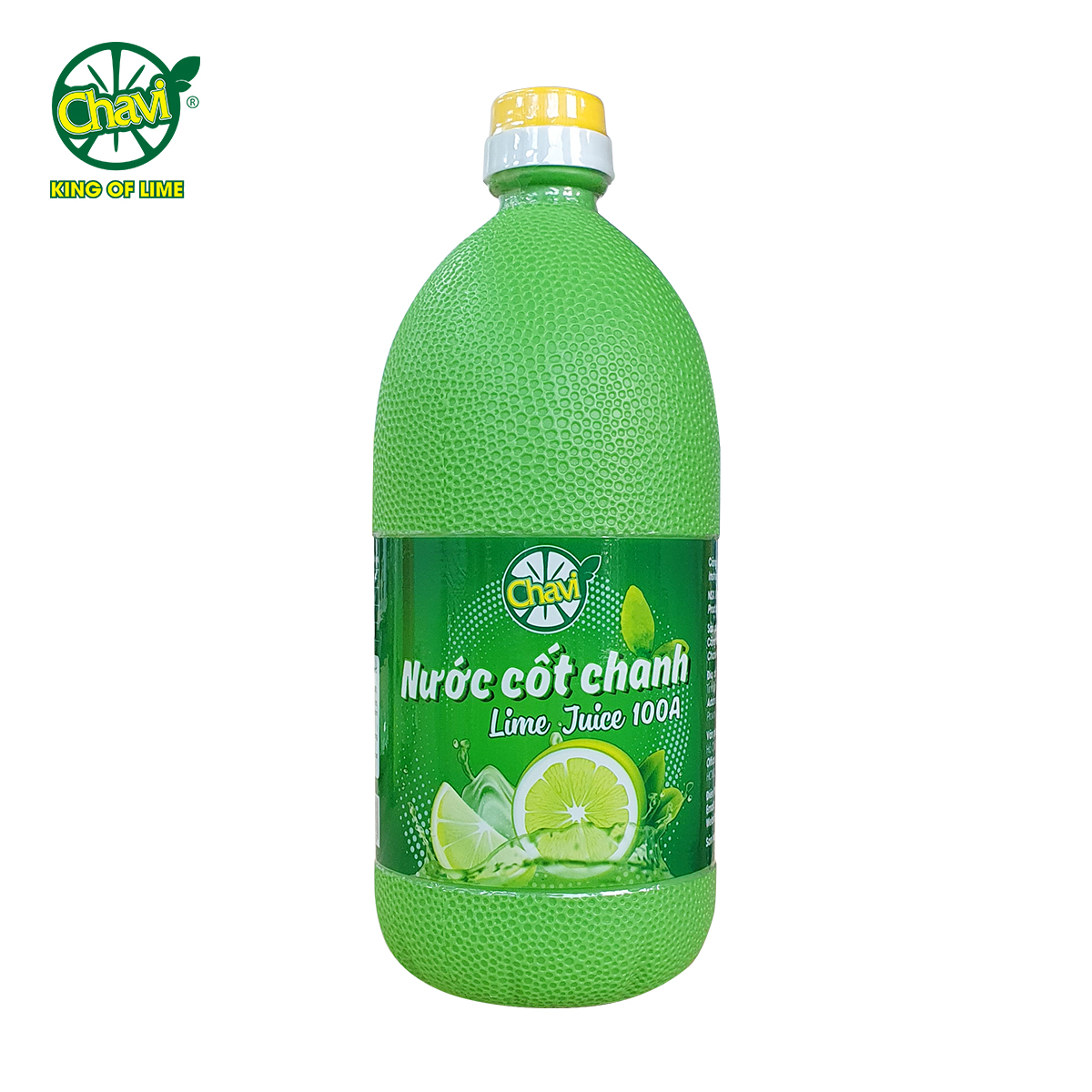 Chavi - Nước cốt chanh 100A - Gói 4 chai 1 Lít