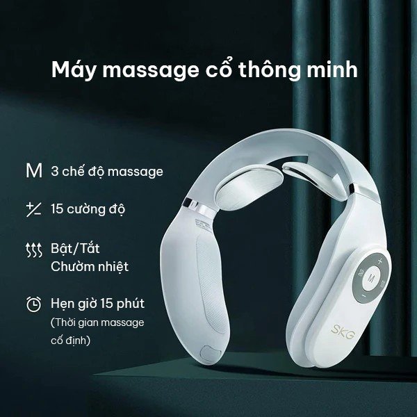 Máy massage cổ SKG 4098E công nghệ xung điện TENS - Hàng chính hãng