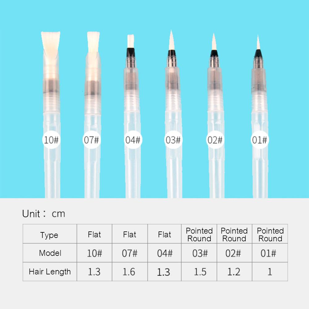 Bút Vẽ Màu Nước Chất Lượng Với Lông Nylon Chọn Lọc Và Cảm Giác Thoải Mái
