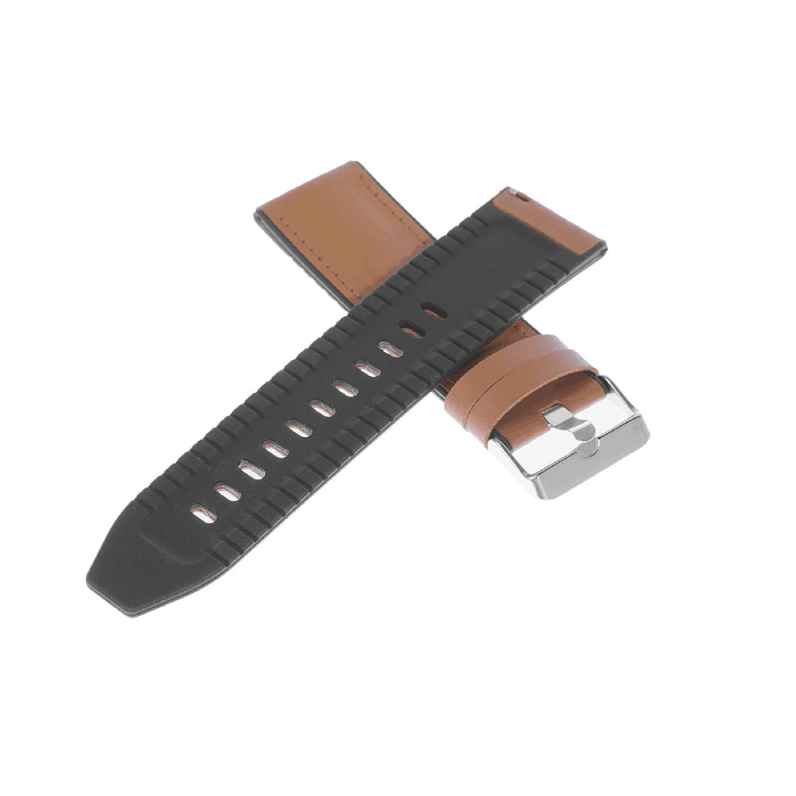 Dây đeo đồng hồ thay thế có thể điều chỉnh thoáng khí bằng da