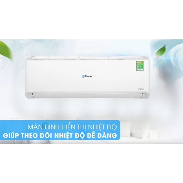 Máy lạnh 1 chiều Casper Inverter 12000BTU (1.5HP) MC-12IS33  ( Model 2022 ) - Hàng chính hãng  (Giao hàng toàn quốc )