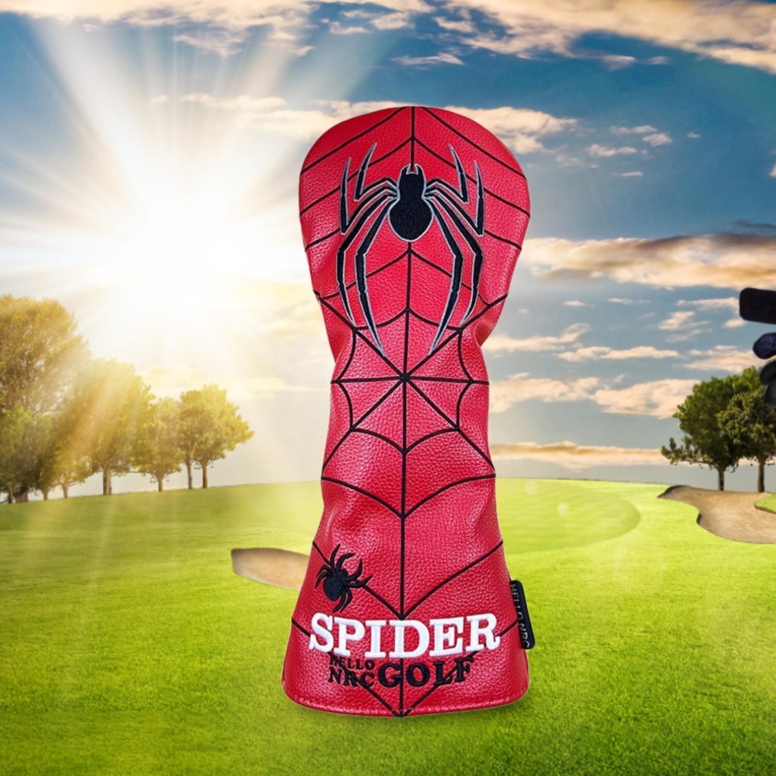 PU Golf Wood Headcover Golf Club Head Cover Unisex Golfer Gift