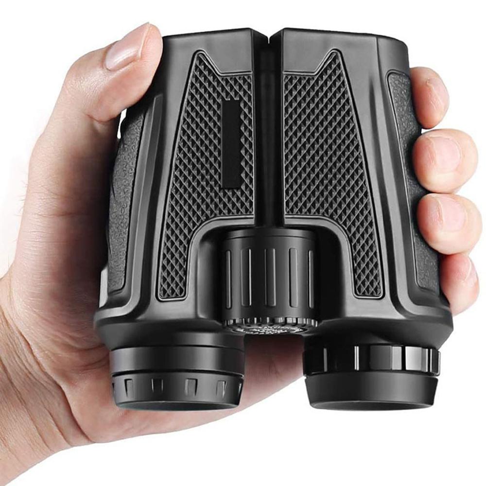 12×25 Compact HD Zoom Binoculars Low Light Night Vision High Definition BAK4 Prism Binocular Telescope with