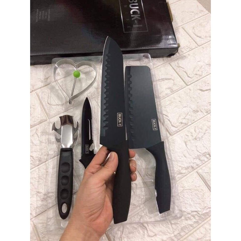 BỘ DAO NHÀ BẾP 5 MÓN CỰC BÉN SIÊU BỀN