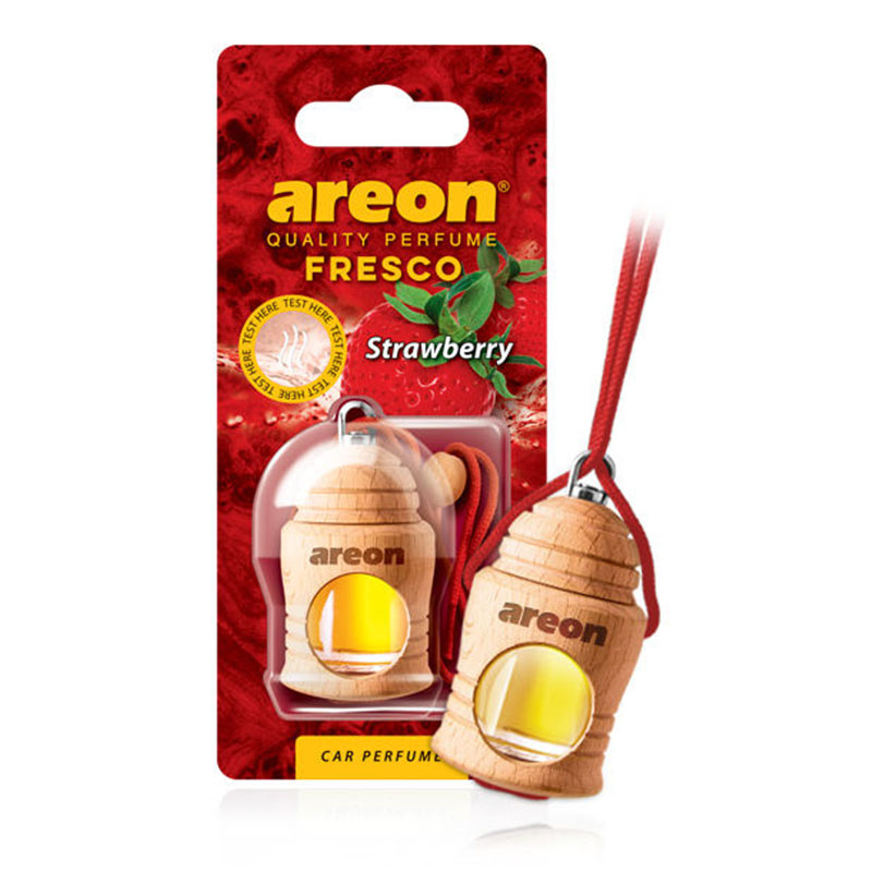 Tinh dầu treo xe ô tô Areon Fresco Strawberry - (Hương dâu tây)